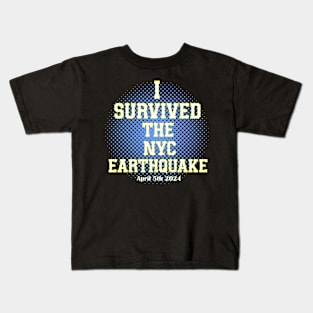 i survived the nyc earthquake Kids T-Shirt